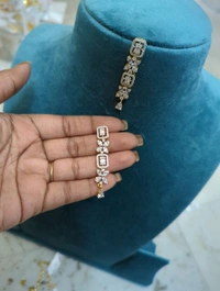 Premium Gold Copy Cz Neck Set  - Vz