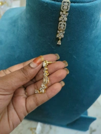 Premium Gold Copy Cz Neck Set  - Vz