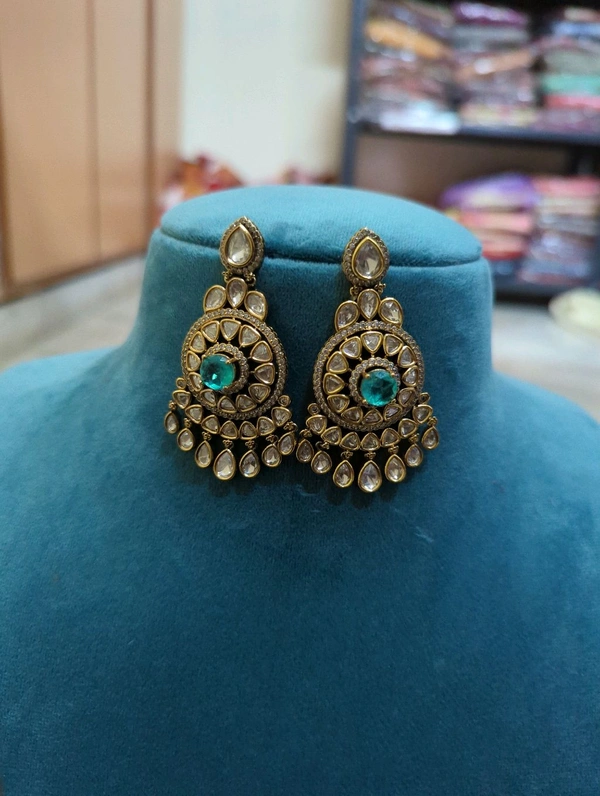 Real Mossonite Statement Earrings  - Vz, Pelorous