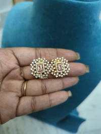 Diamond Copy Stud's  - Pink, Vz