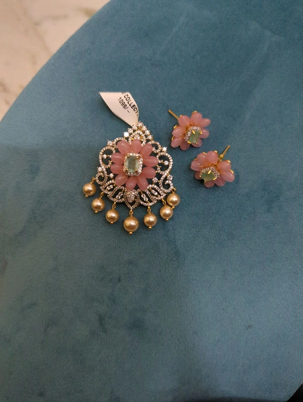 Diamond Copy Pendant Set  - Vz