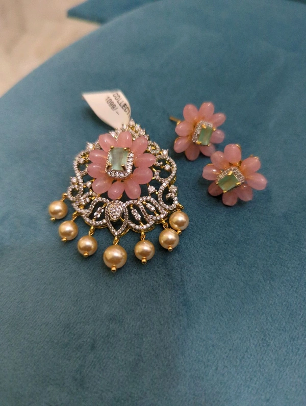 Diamond Copy Pendant Set  - Vz