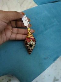 Jadua Kundan Designer Pendent  - Vz