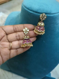 Latest Designer Mossonite Jumkies  - Vz, Fuchsia Pink