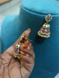 Latest Designer Mossonite Jumkies  - Vz, Fuchsia Pink