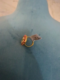 Jadua Kundan Adjustable Finger Ring - Vz