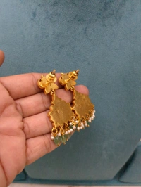 Premium Jadua Kundan Grand Set With Earring  - Vz