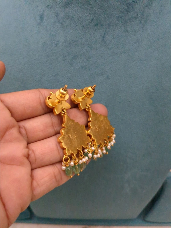 Premium Jadua Kundan Grand Set With Earring  - Vz