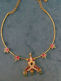 Jadua Kundan Kante With Earring  - Vz