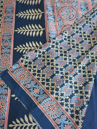 Model Silk Digital  - Navy Blue