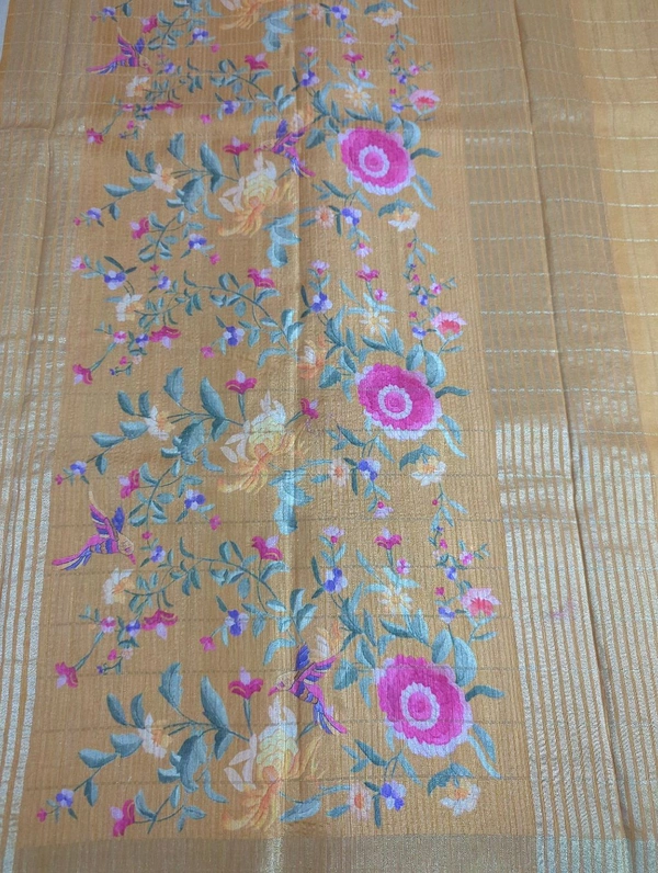 Tusser Checks Designer  - Web Orange