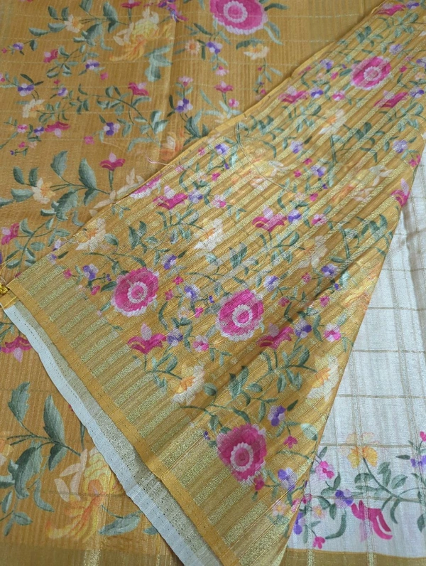 Tusser Checks Designer  - Web Orange