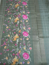 Tusser Checks Designer  - green