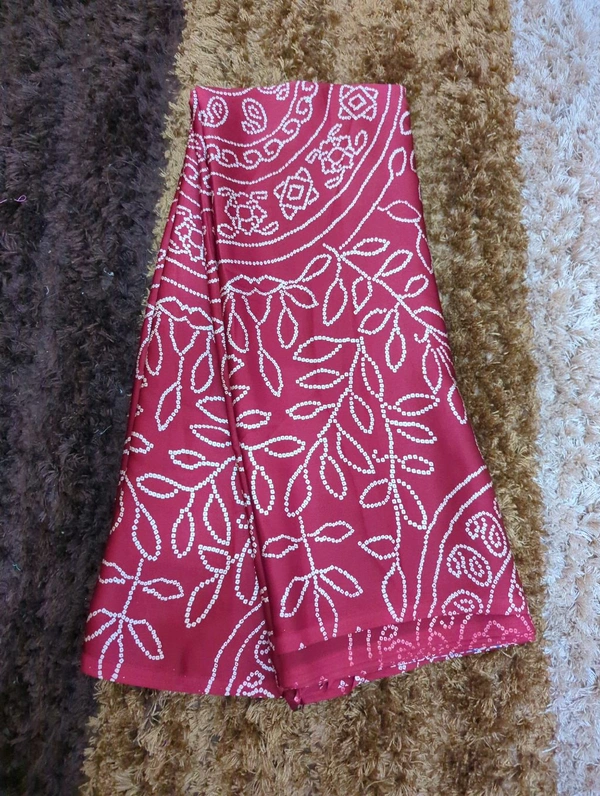 Model Silk Digital  - Maroon