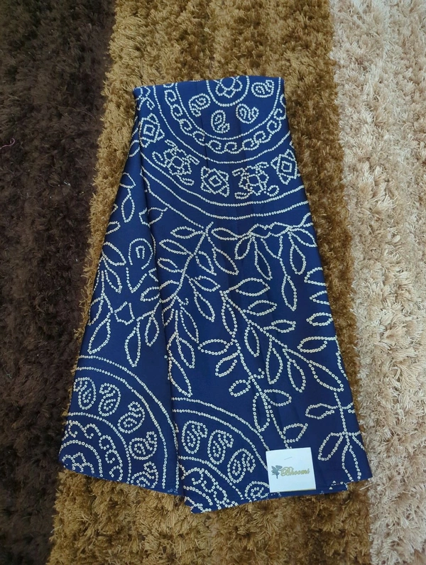 Model Silk Digital  - Navy Blue