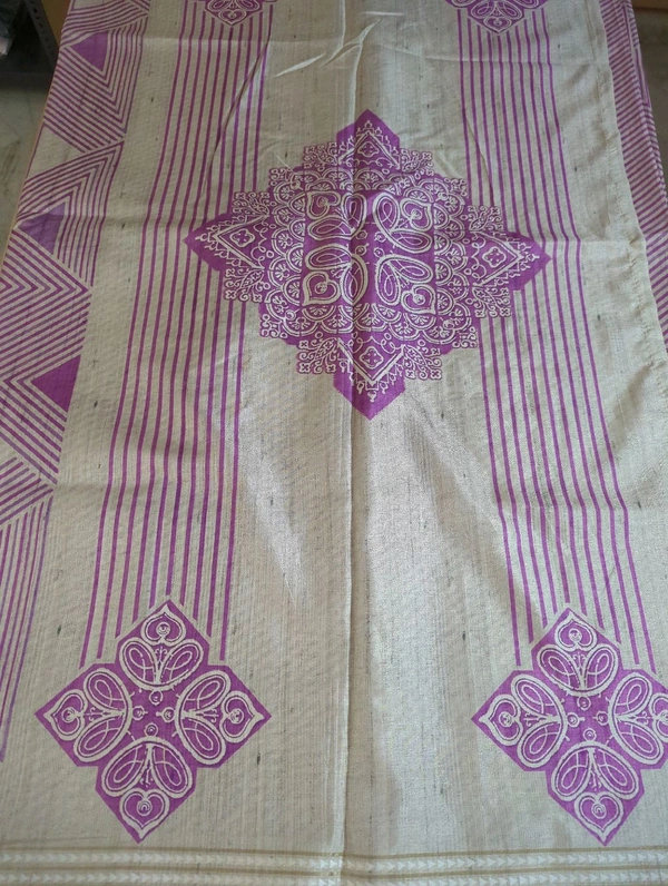 Designer Tussar  - Blush Pink