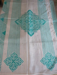 Designer Tussar  - Mint Green