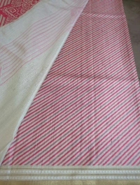 Designer Tussar  - Tickle Me Pink