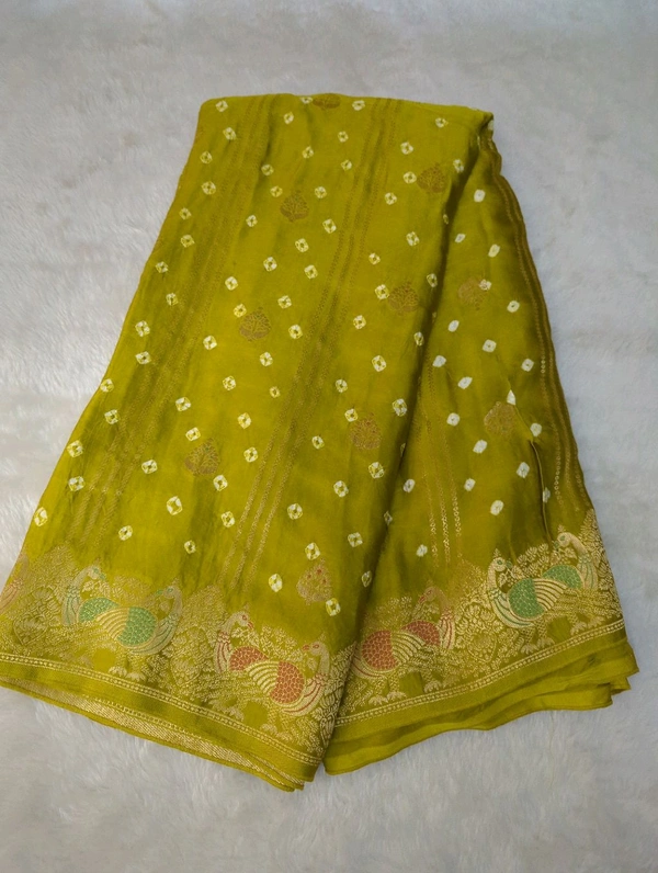 Pure Mushru Bandini - yellow