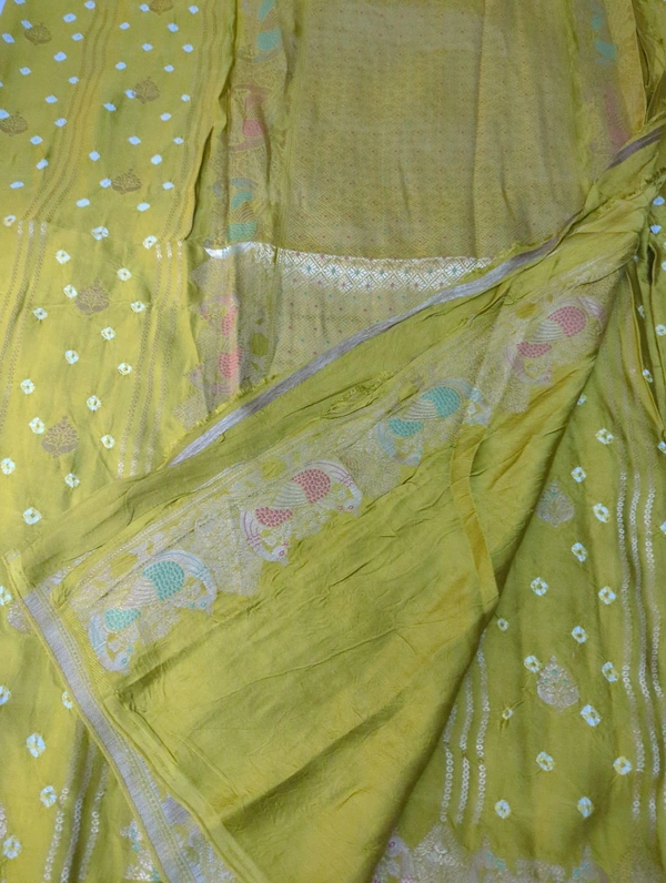 Pure Mushru Bandini - yellow