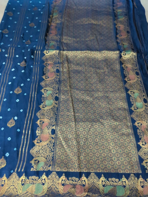 Pure Mushru Bandini - Blue