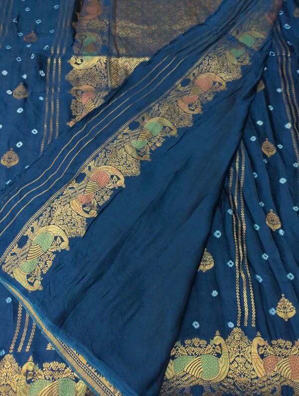 Pure Mushru Bandini - Blue