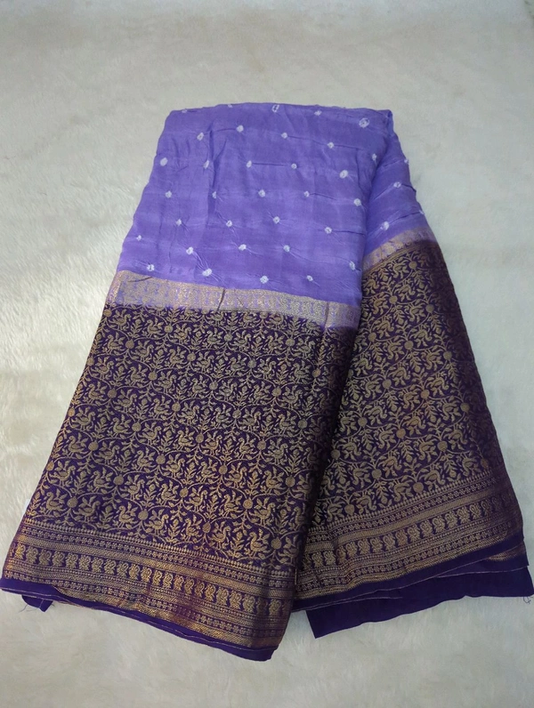 Pure Chiniya Bandini Designer - Heliotrope
