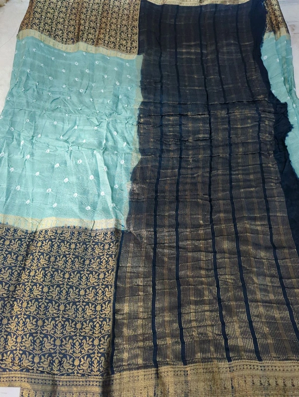 Pure Chiniya Bandini Designer - Jungle Mist