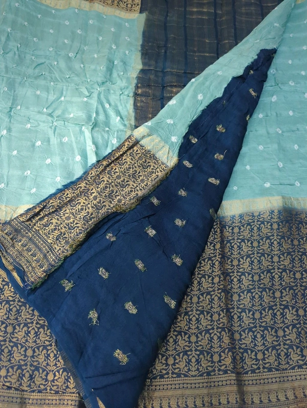 Pure Chiniya Bandini Designer - Jungle Mist