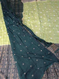 Pure Chiniya Bandini Designer - Yellow Green