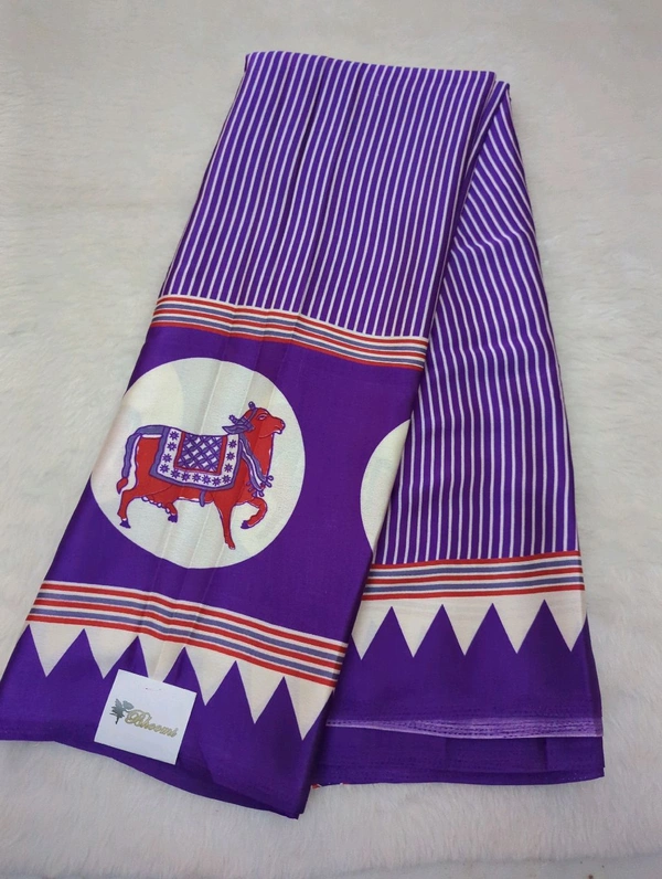 Model Silk Digital  - Electric Violet