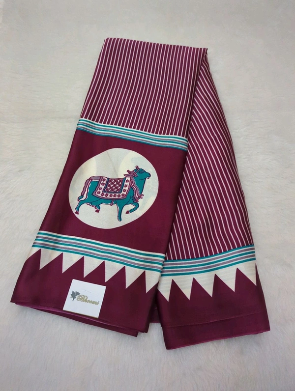 Model Silk Digital  - Purple