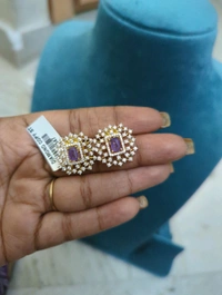 Diamond Copy Stud's  - Vz, Electric Violet