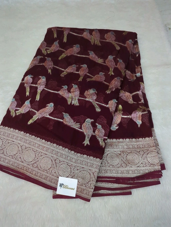 Pure Chinnon Designer  - Maroon