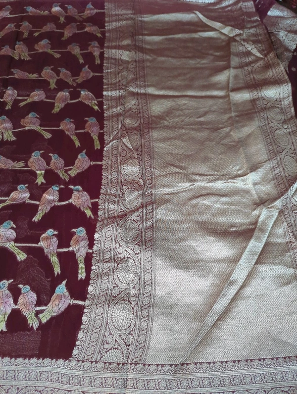 Pure Chinnon Designer  - Maroon