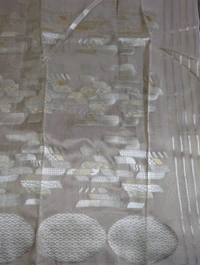 Pure Soft Musline Kora - Silver