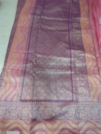 Pure Beneras Georgette  - Blue Chalk