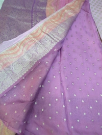 Pure Beneras Georgette  - Blue Chalk