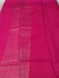 Pure Chinnon With Bandhej Blouse - pink