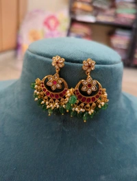 Jadua Kundan Chandbali  Screw Back  - Vz