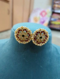 Vintage Jadua Kundan Stud's  - Vz