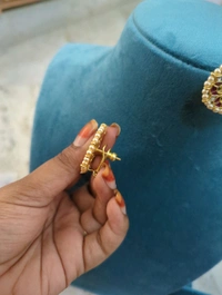 Vintage Jadua Kundan Stud's  - Vz