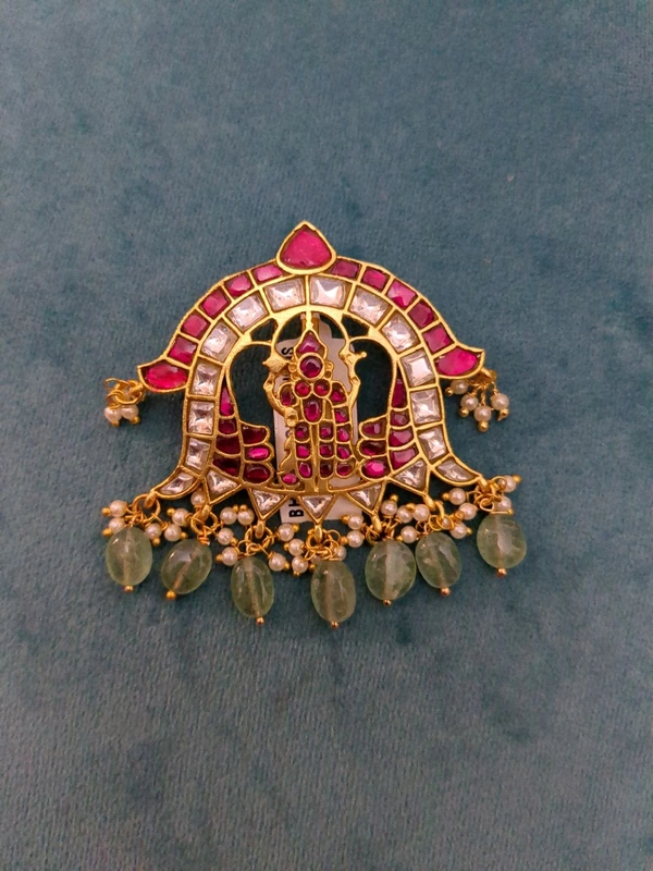 Premium Jadua Kundan Pendant  - Vz