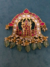 Premium Jadua Kundan Pendant  - Vz