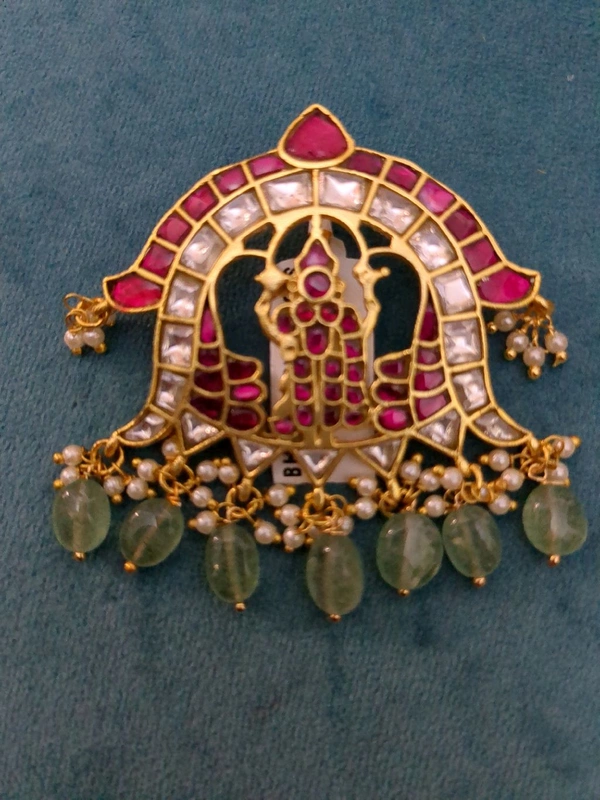 Premium Jadua Kundan Pendant  - Vz