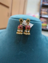 Small Jadua Kundan Buttalu  - Vz, pink