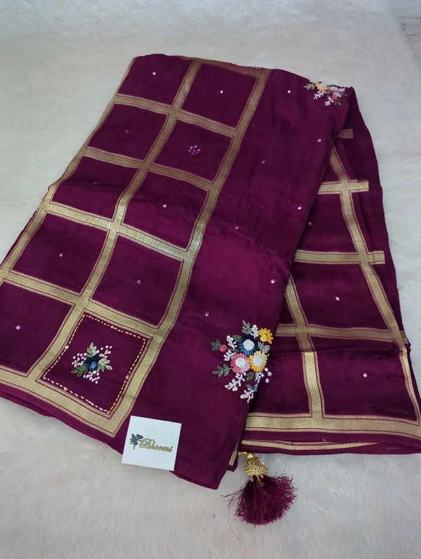 Pure Crepe Designer  - Fuchsia Pink