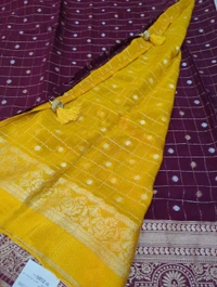 Pure Chinnon Check's  - Maroon