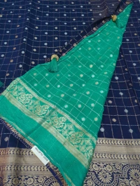 Pure Chinnon Check's  - Navy Blue