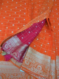 Pure Chinnon Check's  - orange
